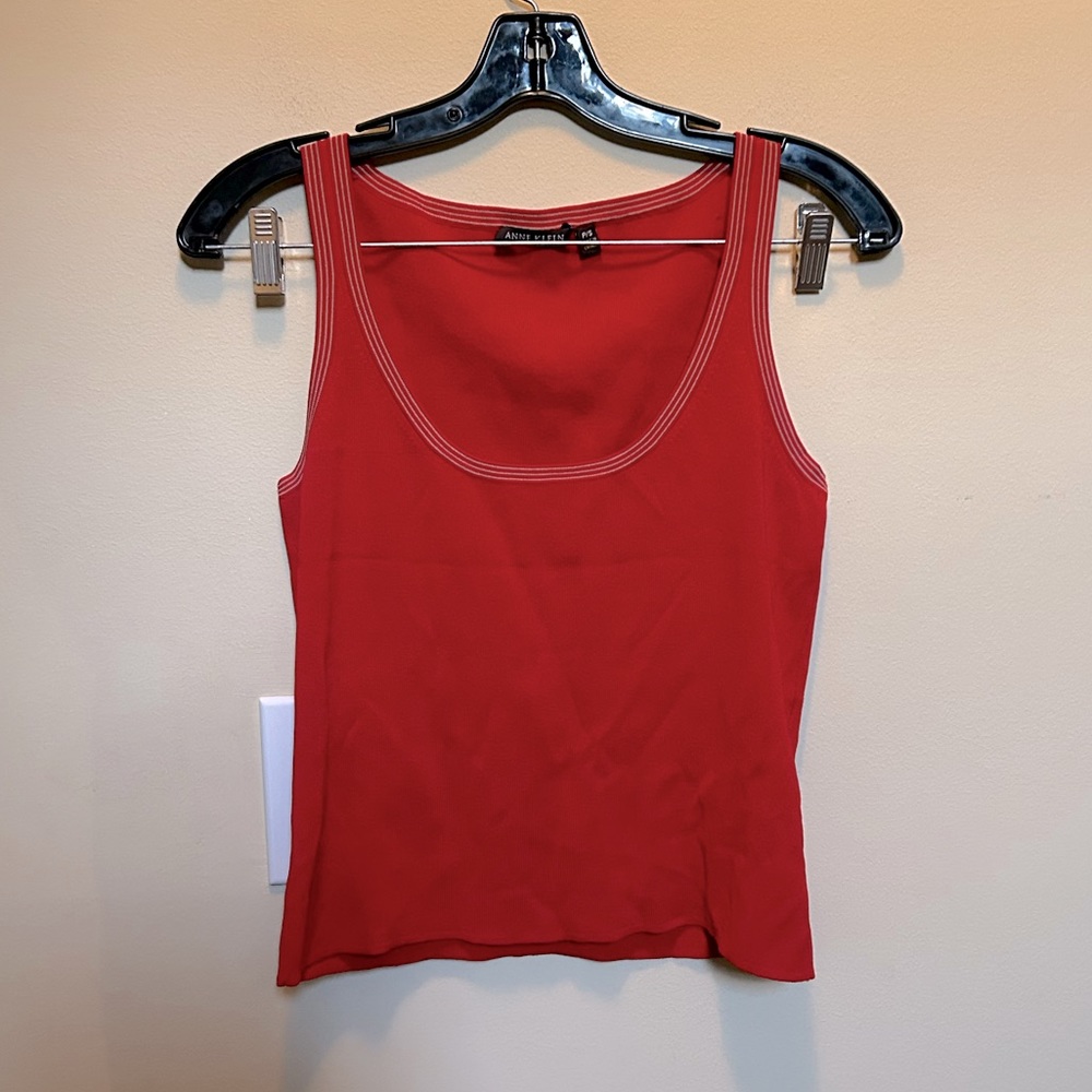 Anne Klein - Red Tank Top - Small Petite